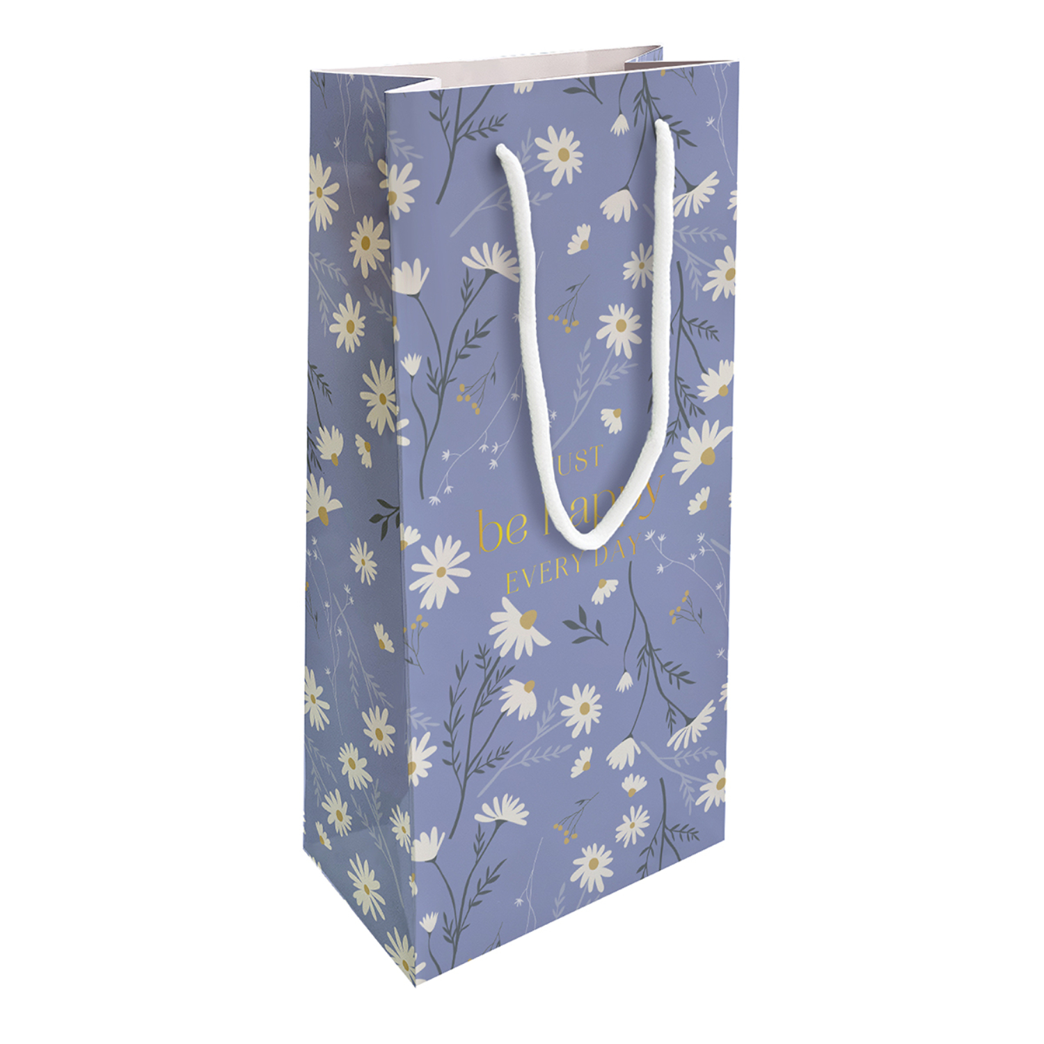 Пакет подарочный Be Smart Fleurs ромашки 15х32 см 169₽