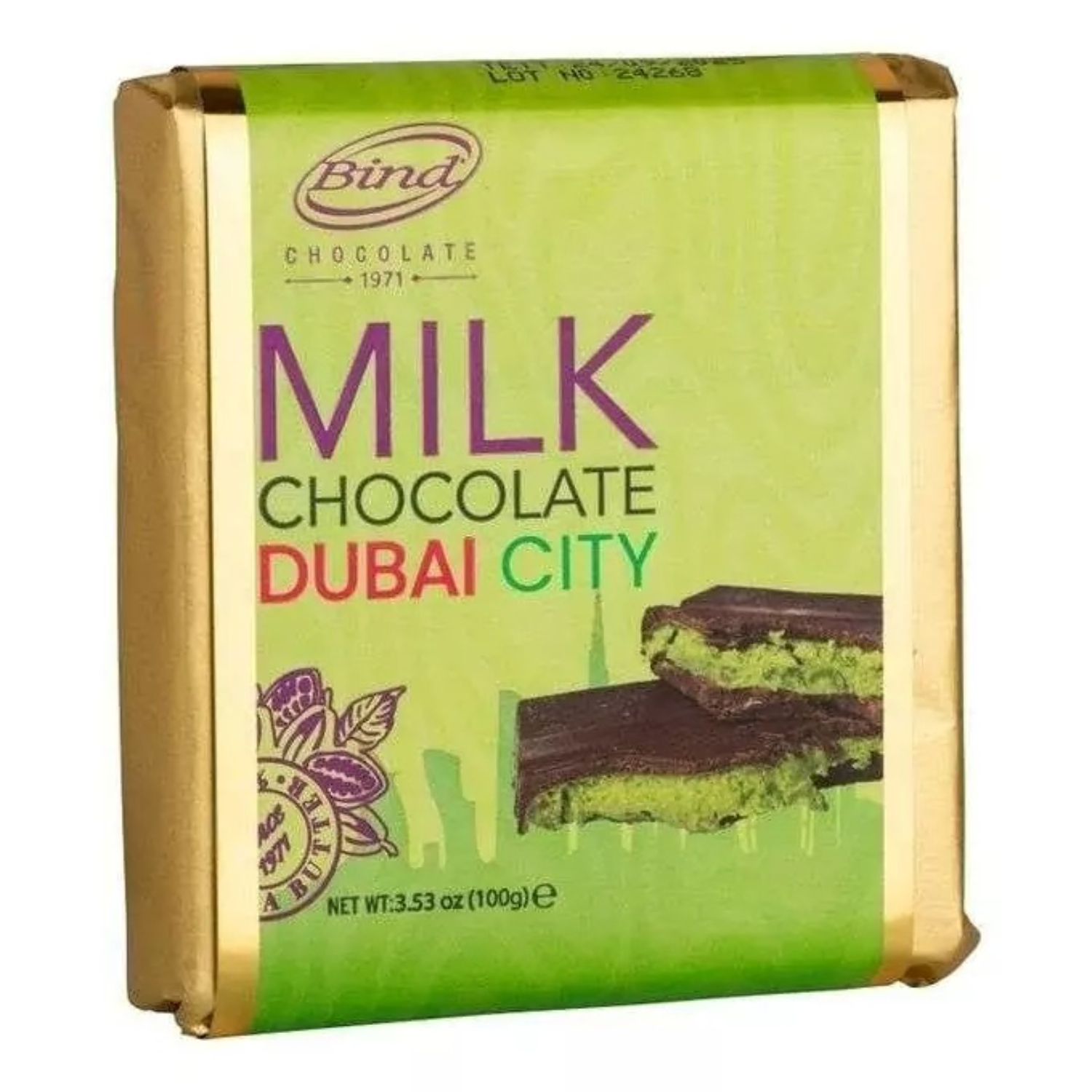 Шоколад молочный Bind Дубайский шоколад 100 г