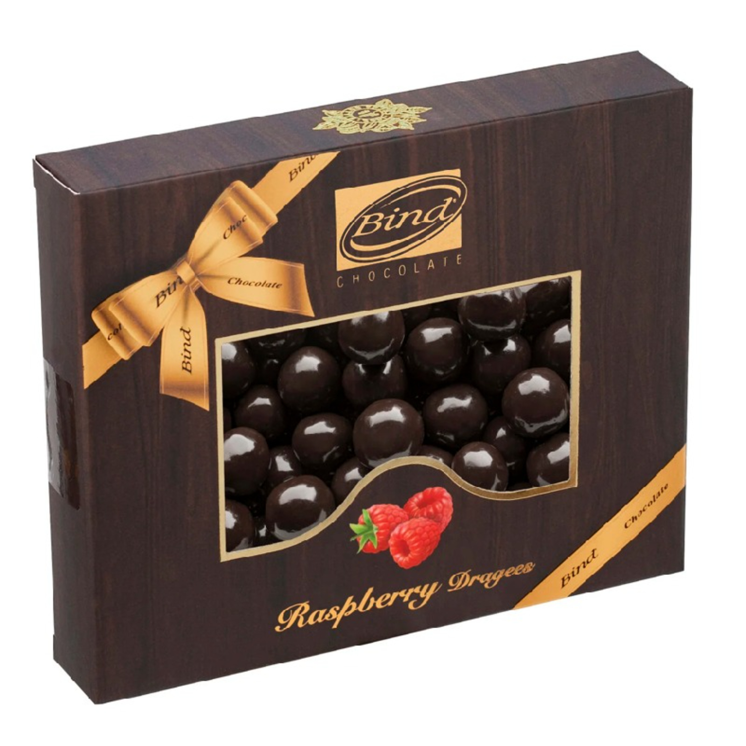 Драже Bind малина в тёмном шоколаде 100 г