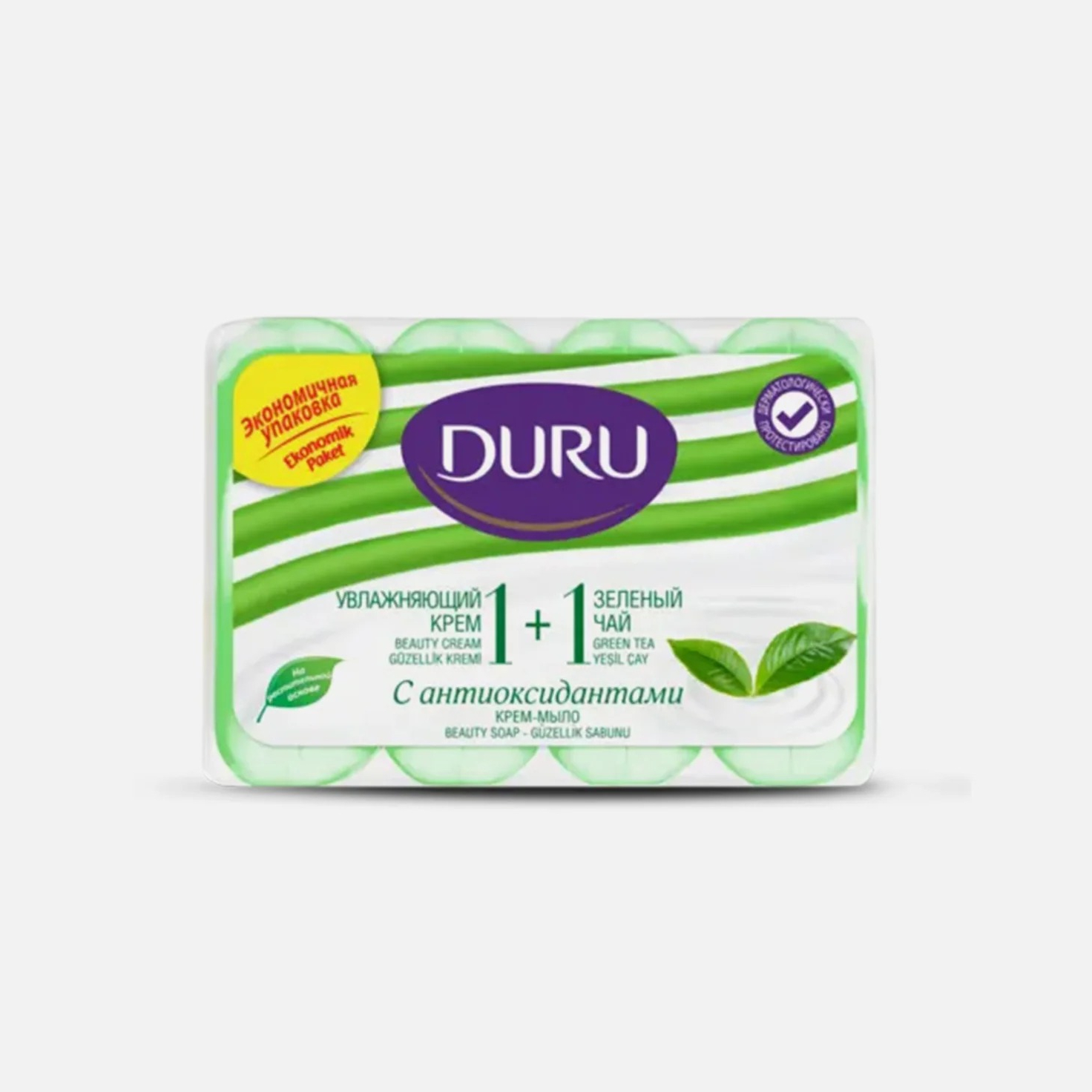 Крем-мыло Duru Зелёный чай 80 г 4 шт