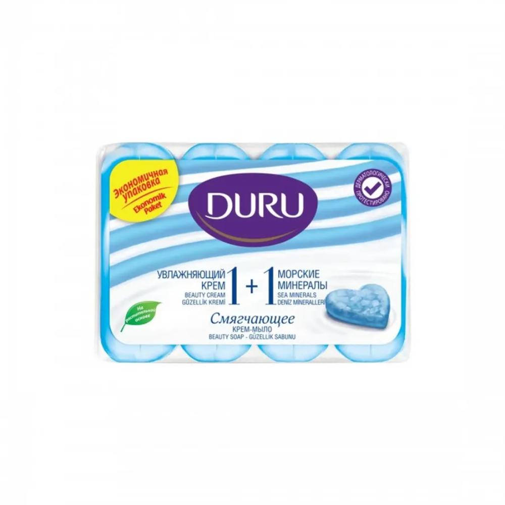 Крем-мыло туалетное Duru Морские минералы 80 г 4 шт 259₽