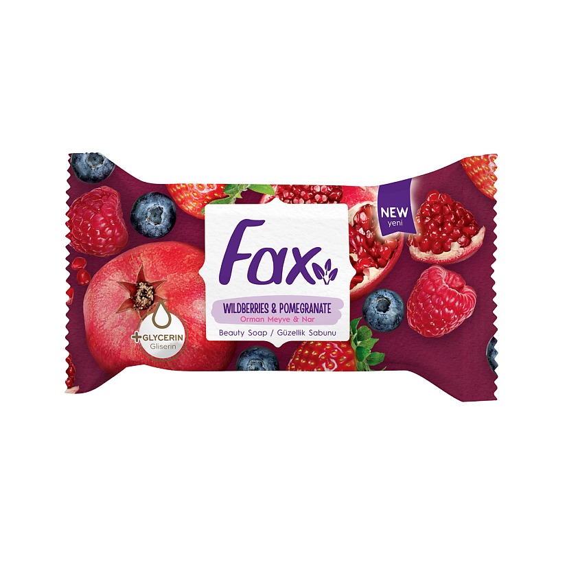 Мыло туалетное Fax лесные ягоды и гранат 75 г