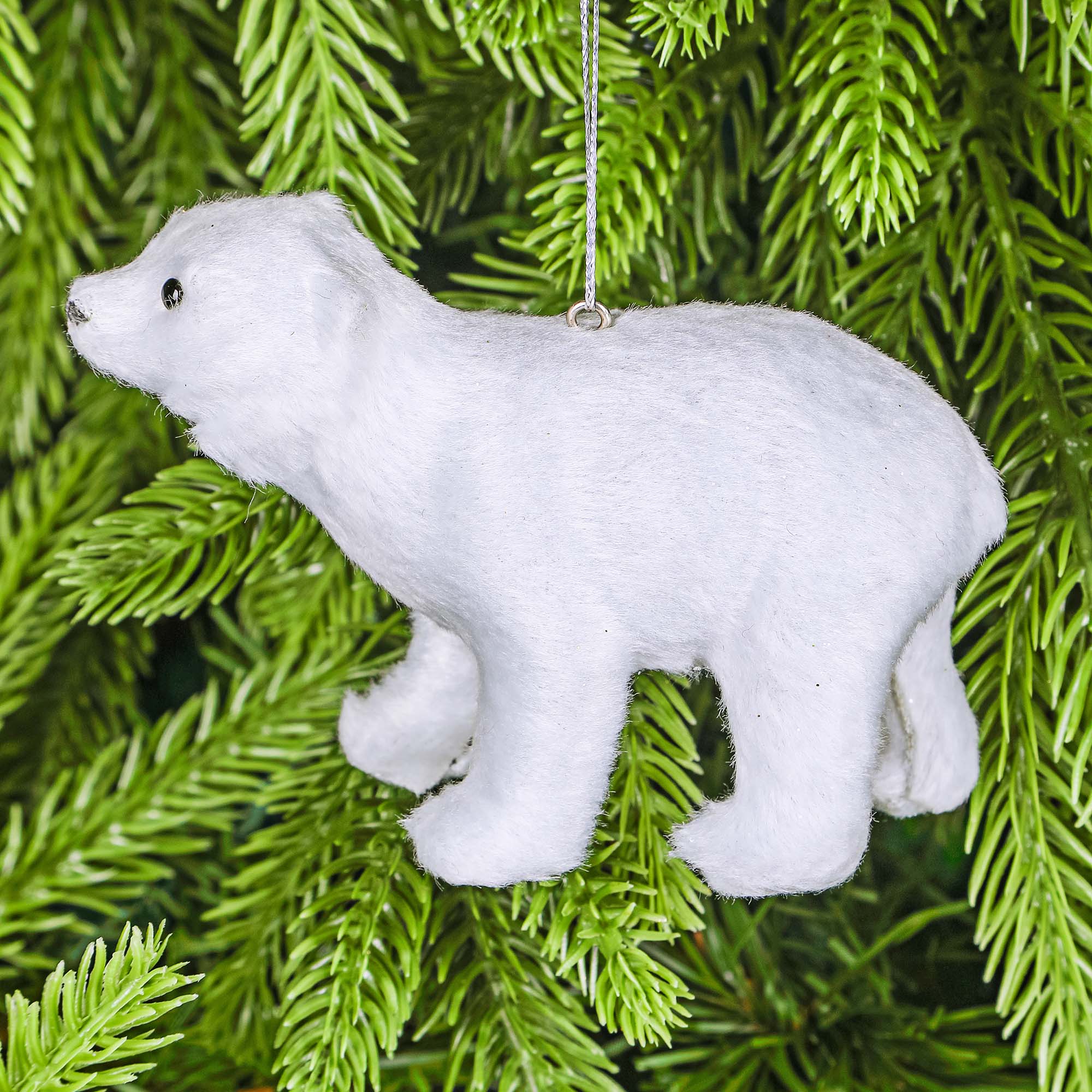 Игрушка ёлочная Kurt S. Adler медведь полярный 8 см