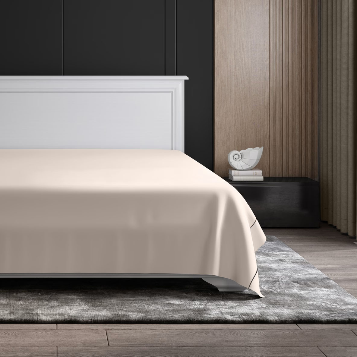 Простыня Soft Silver Песчаный берег 260х270 см