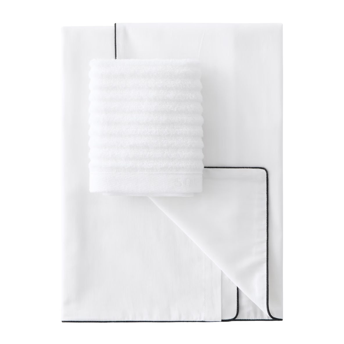 Набор Beauty Soft Silver Tactile Цвет Альпийский снег полотенце 30х30-1пр наволочка 50х70 -1пр 4399₽