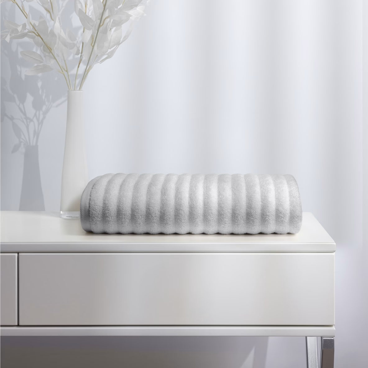 Полотенце Soft Silver 70х140 см Wave Tactile Благородное серебро 4999₽