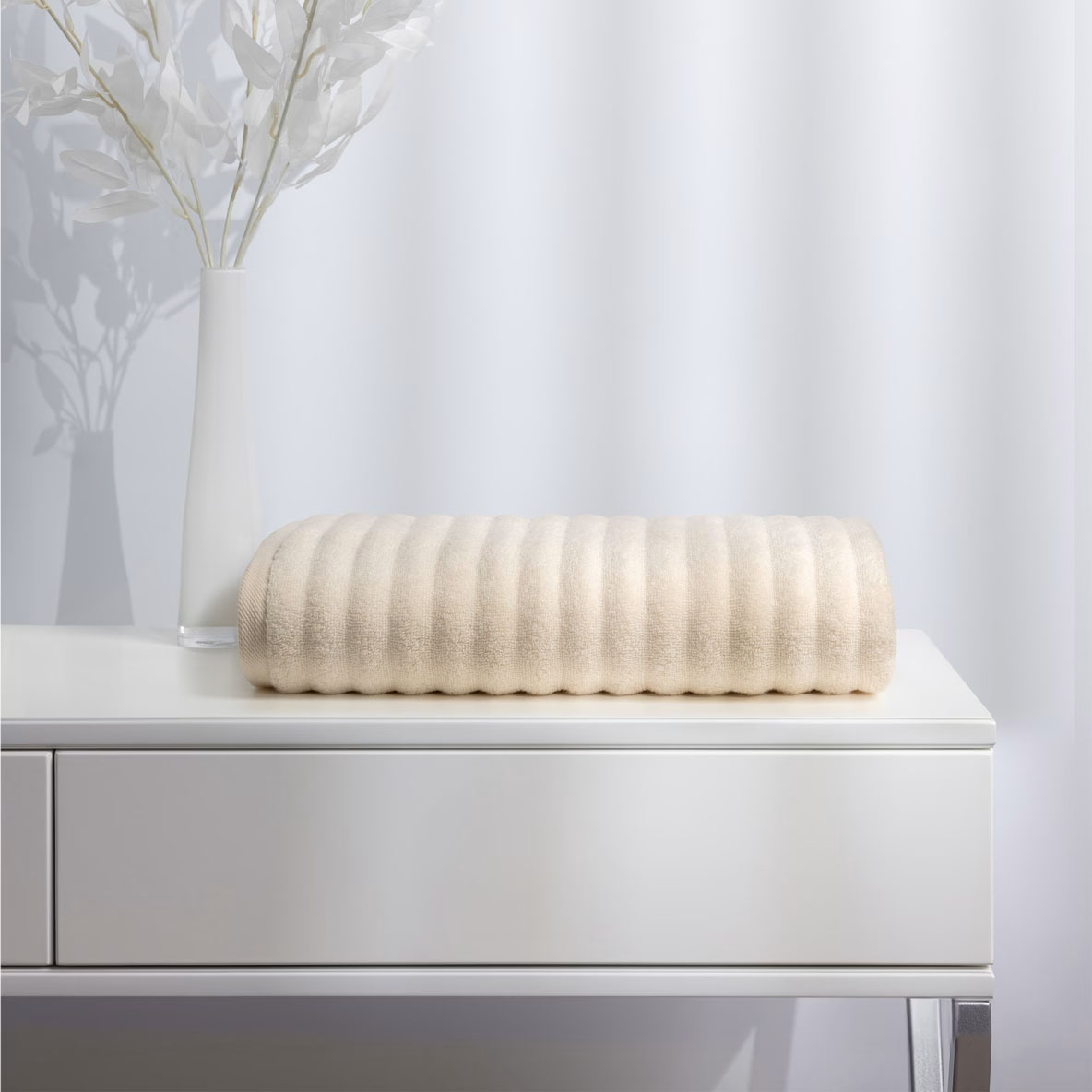 Полотенце Soft Silver 70х140 см Wave Tactile Экрю