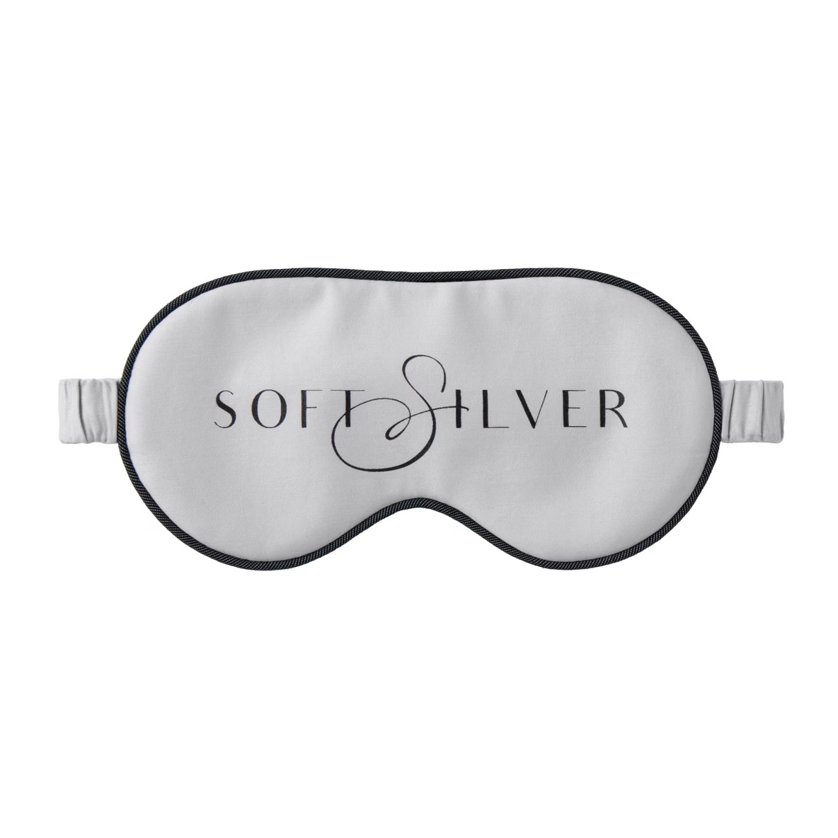 Маска для сна Soft Silver 23х10 см Благородное серебро (серый)
