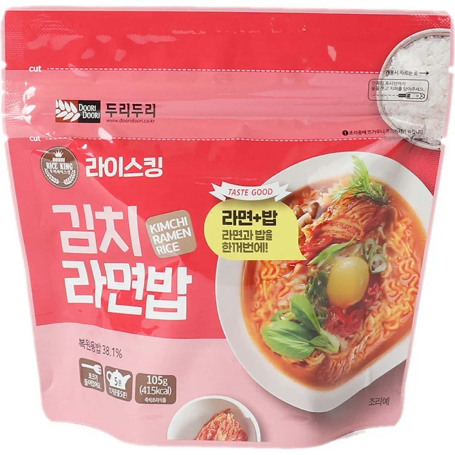 Рамен Doori doori с рисом кимчи 102 г 399₽