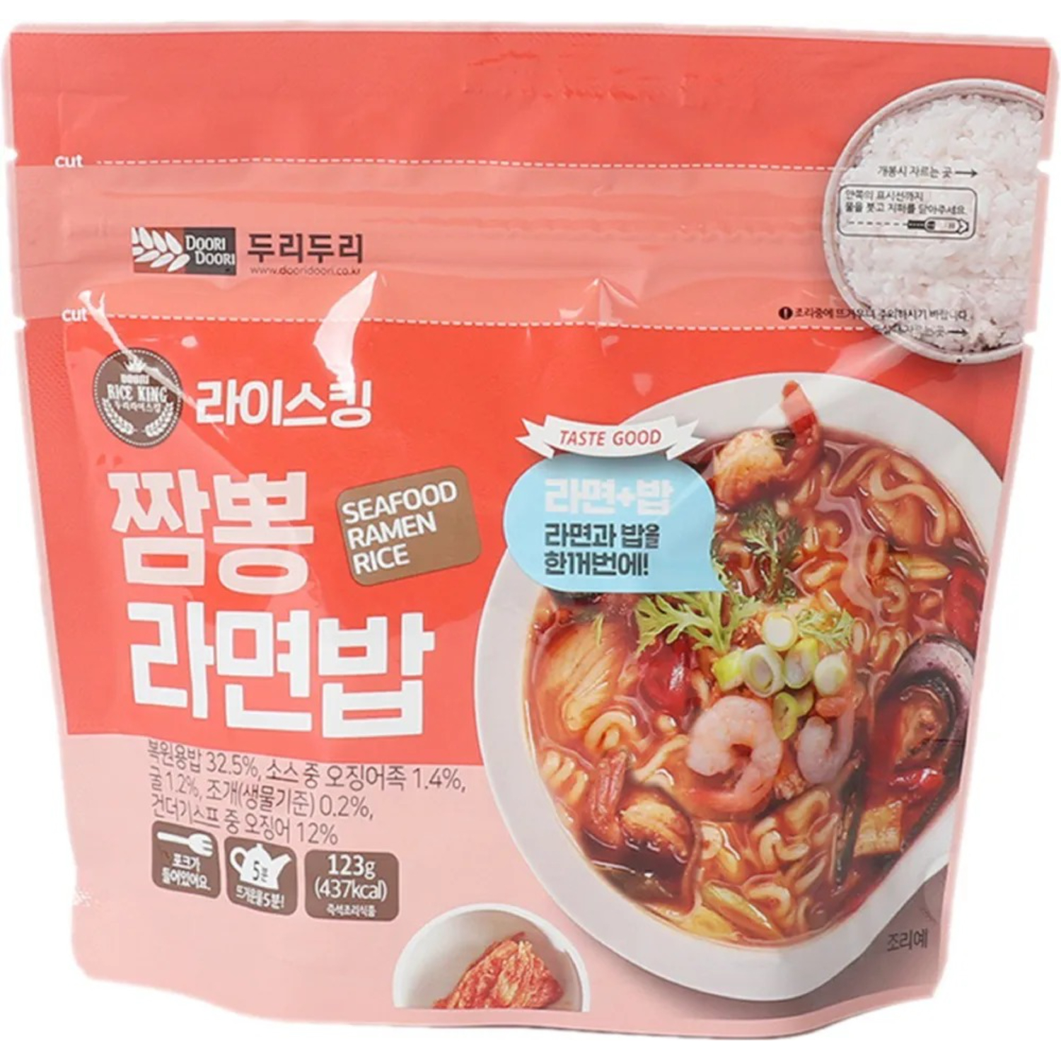 Рамен Doori doori с рисом и морепродуктами 102 г 399₽