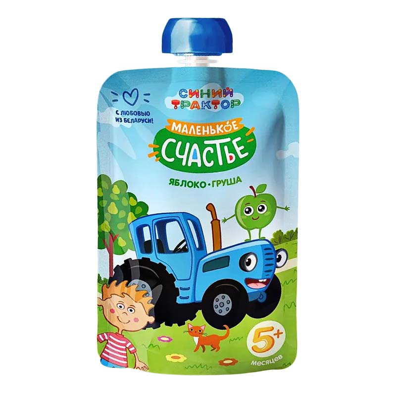 Пюре Синий трактор яблоко груша 90 г 41₽