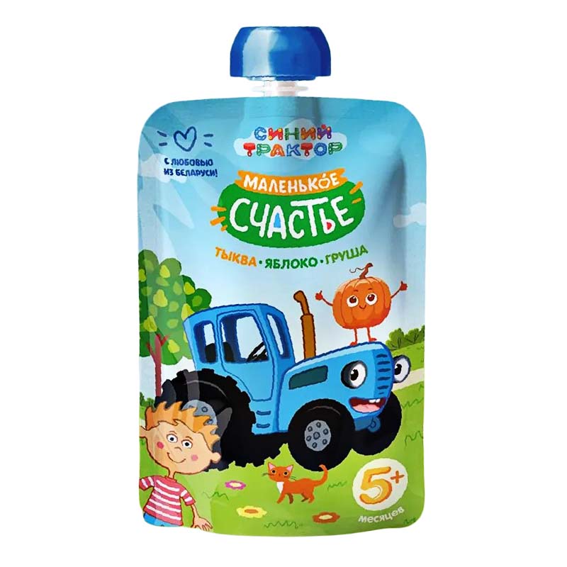 Пюре Синий трактор тыква яблоко груша 90 г 41₽