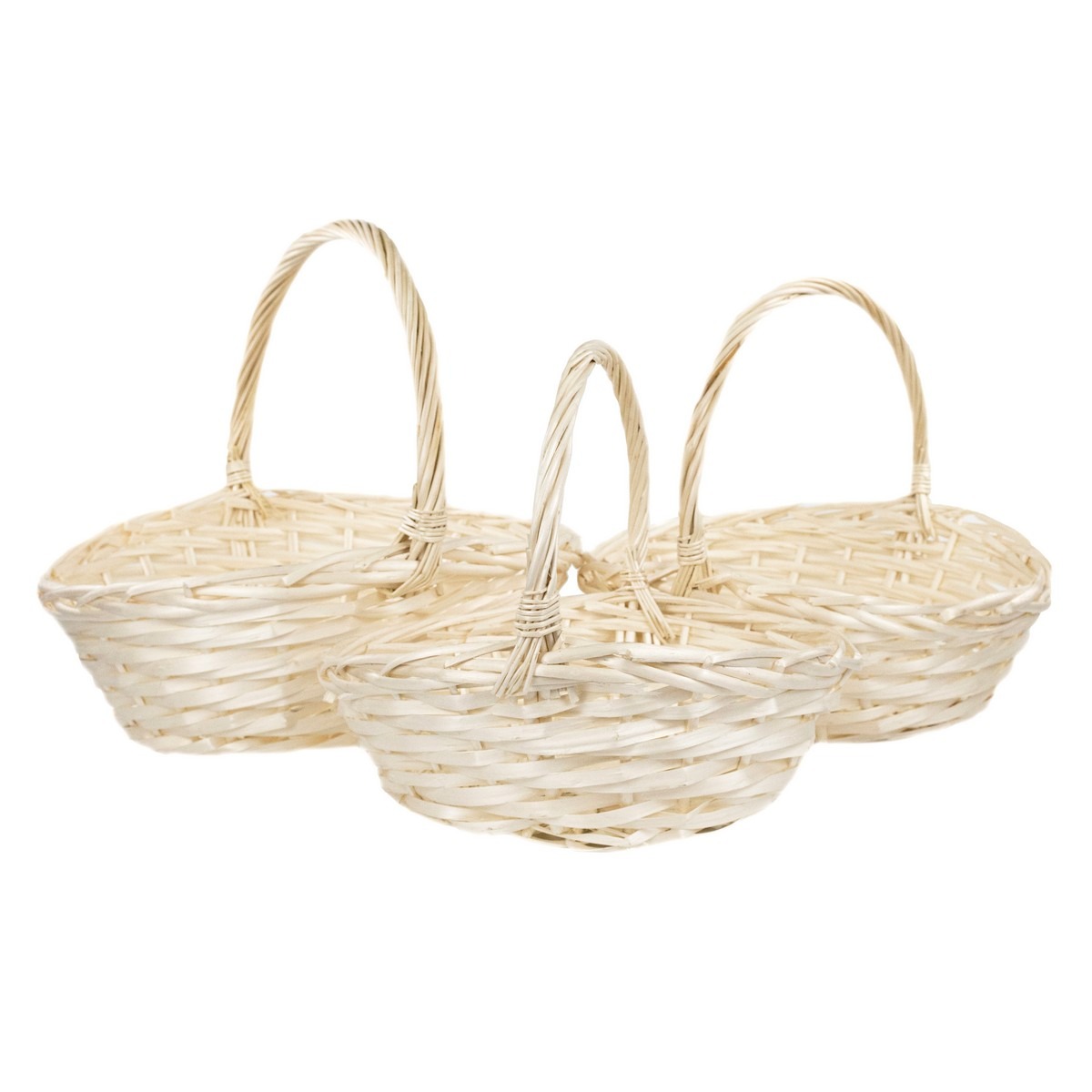 Корзина плетеная Азалия ива натуральная 40x16x43 см 1190₽