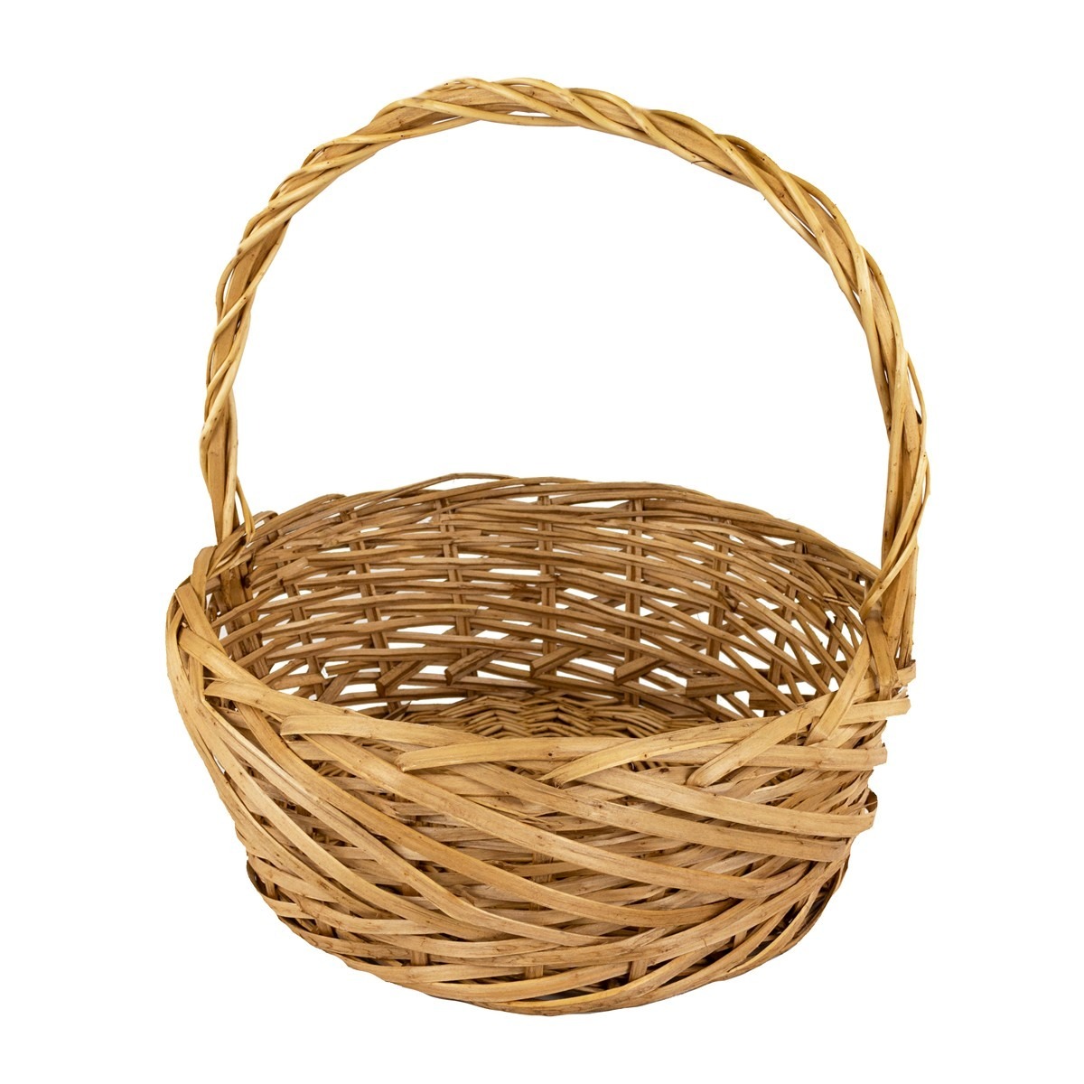 Корзина плетеная Азалия Ива отбеленная 42x32x13 см 1190₽