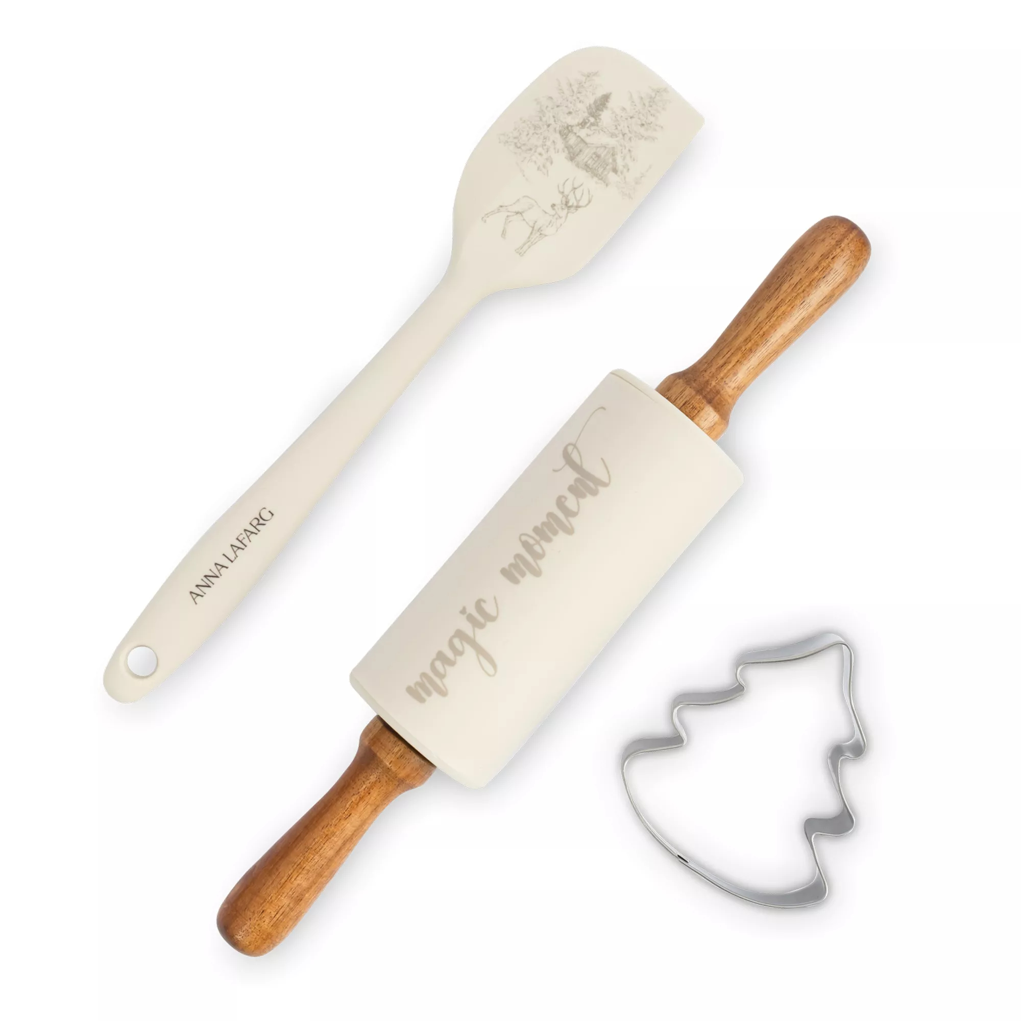 Набор для выпечки Anna Lafarg олень в лесу 3 предмета 929₽