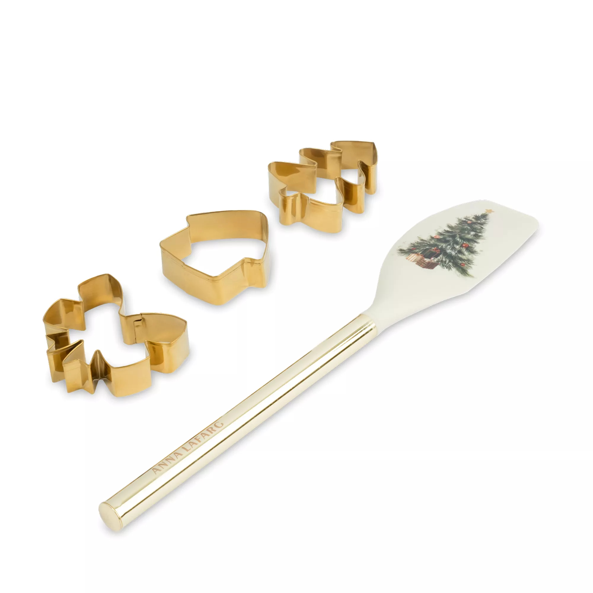 Набор для выпечки Anna Lafarg 4 предмета молочно-золотистый 929₽