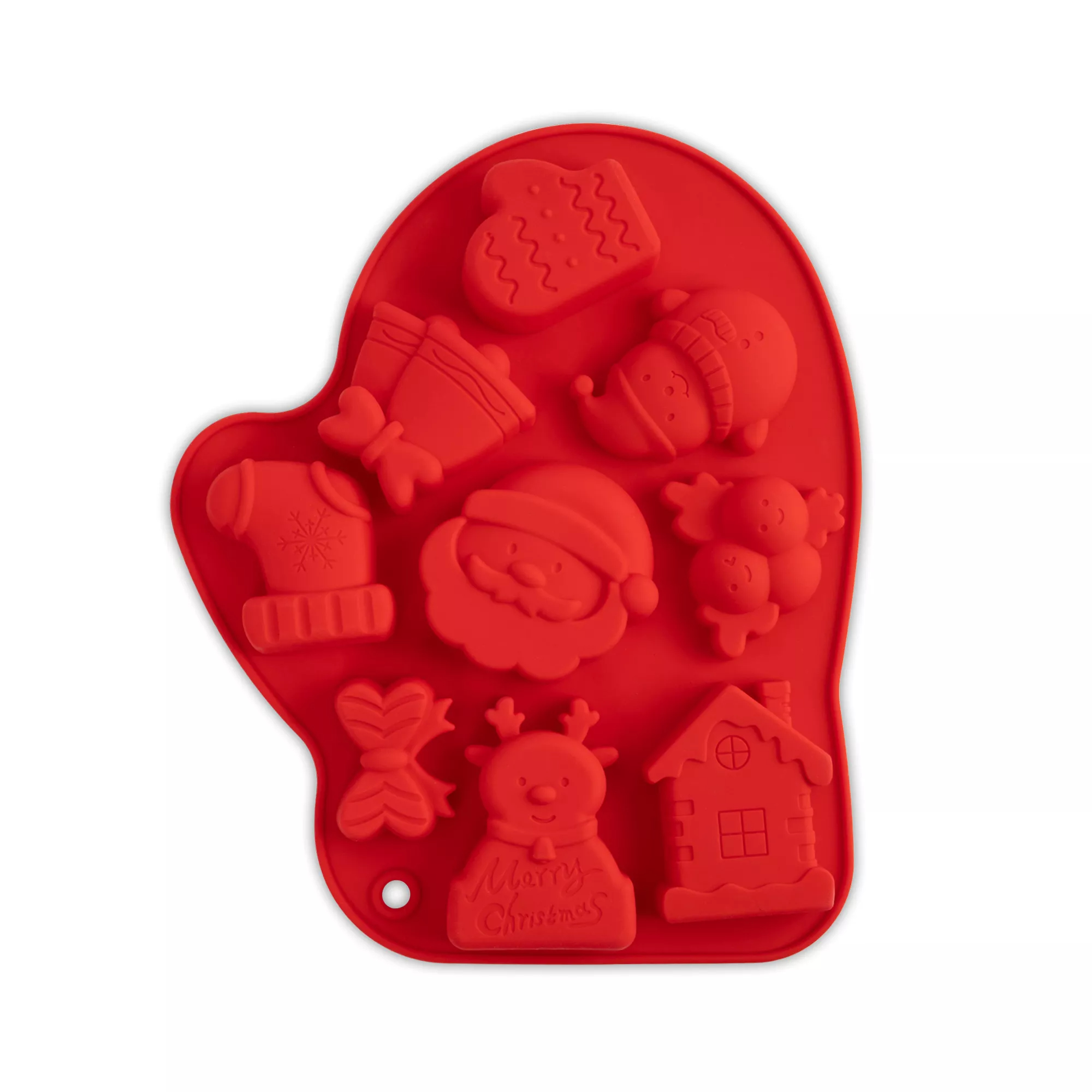 Форма для кексов Anna Lafarg красная варежка 25х20 см 519₽