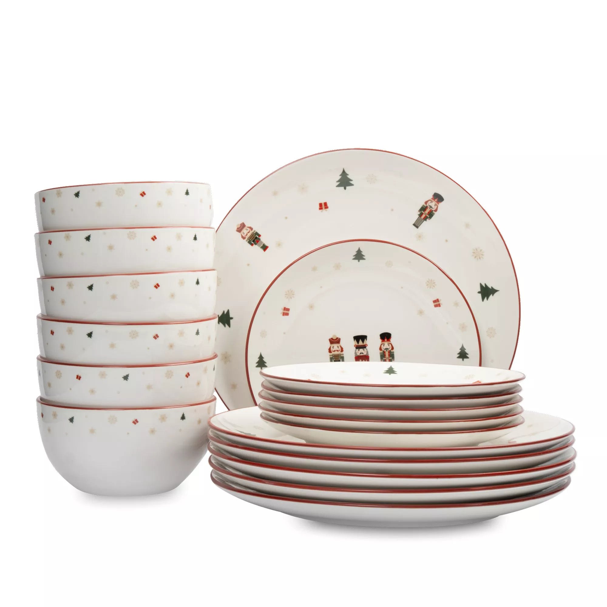 Сервиз обеденный Anna Lafarg щелкунчики 6 персон 18 предметов 4999₽