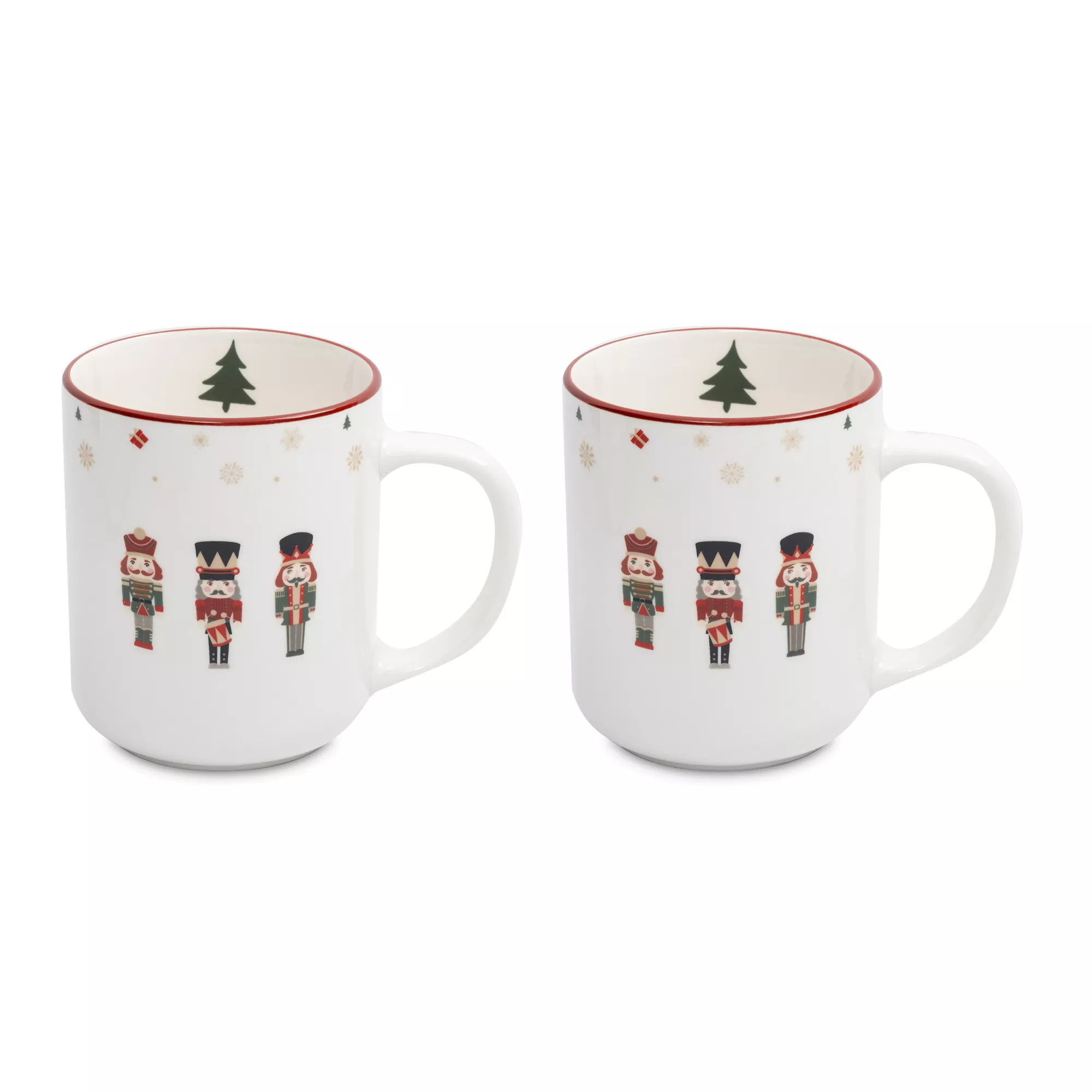 Набор кружек Anna Lafarg щелкунчики 2шт 370 мл белая 619₽