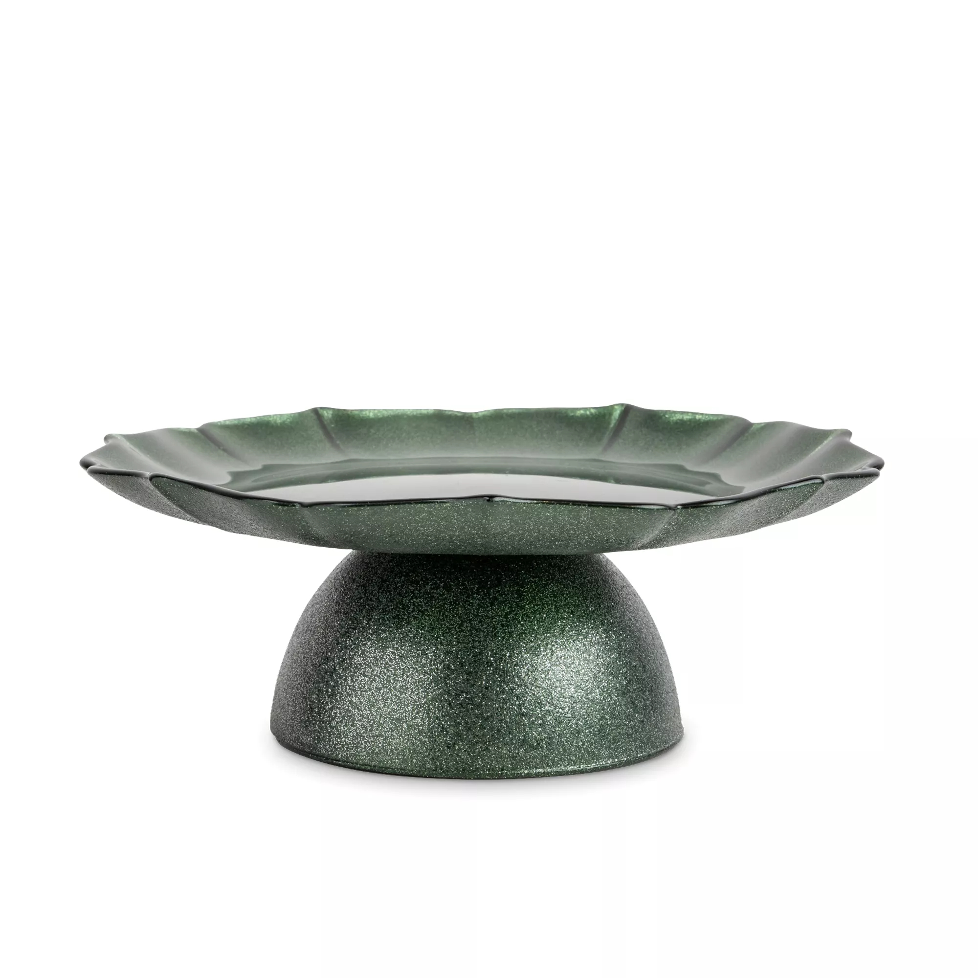 Блюдо на ножке Anna Lafarg Seville 21х8 см зеленое 849₽