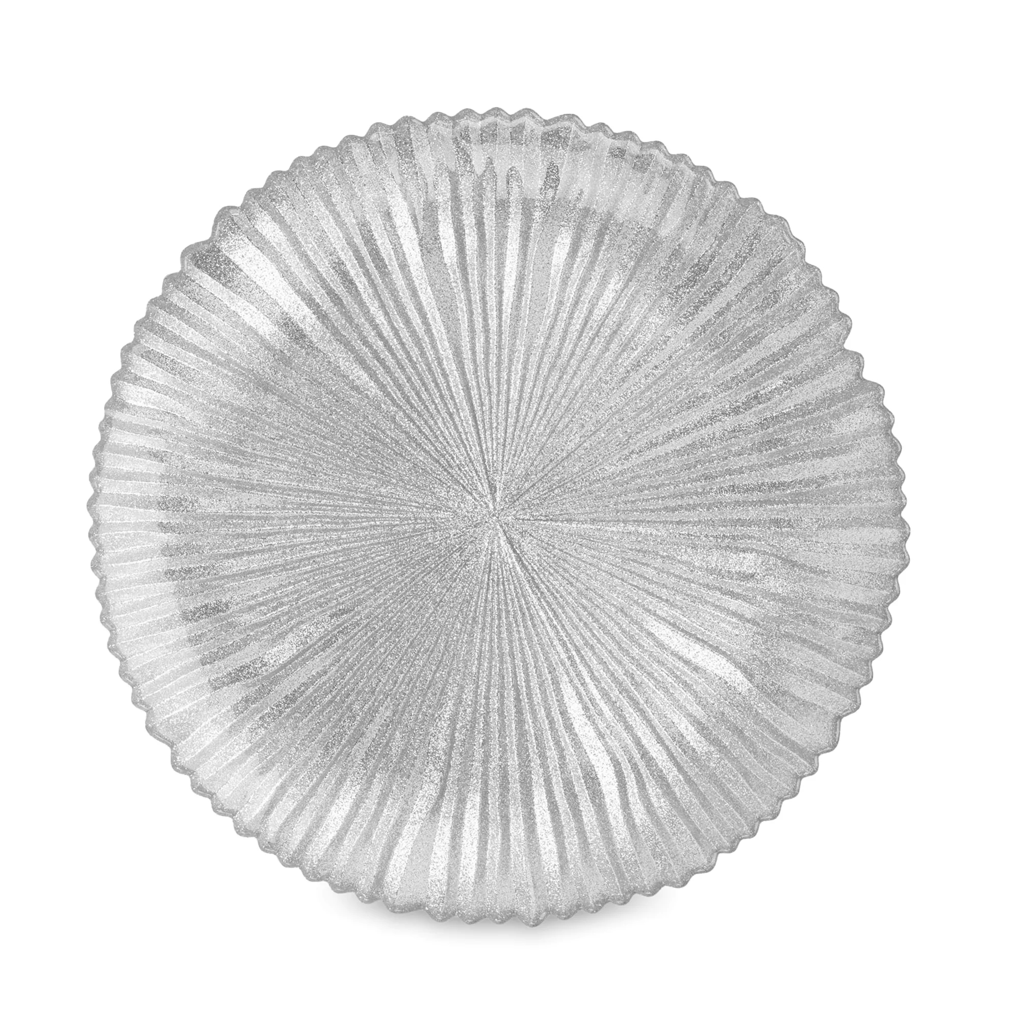 Тарелка обеденная Anna Lafarg avila 28 см серебристая 1099₽