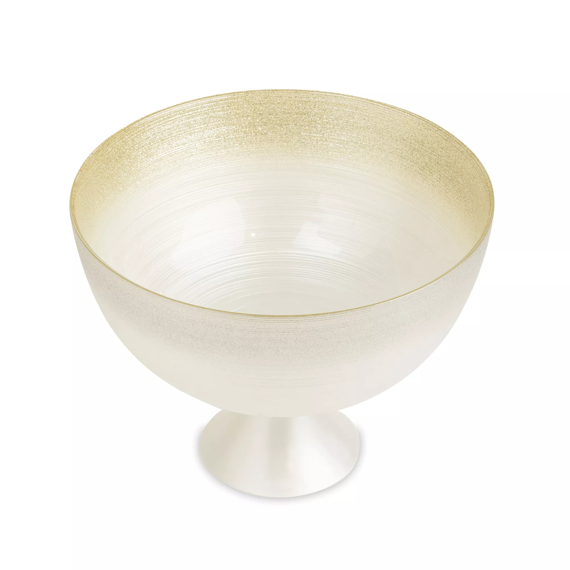 Ваза для фруктов на ножке  Anna Lafarg Marbella шампань 24х18 см 1,7 л