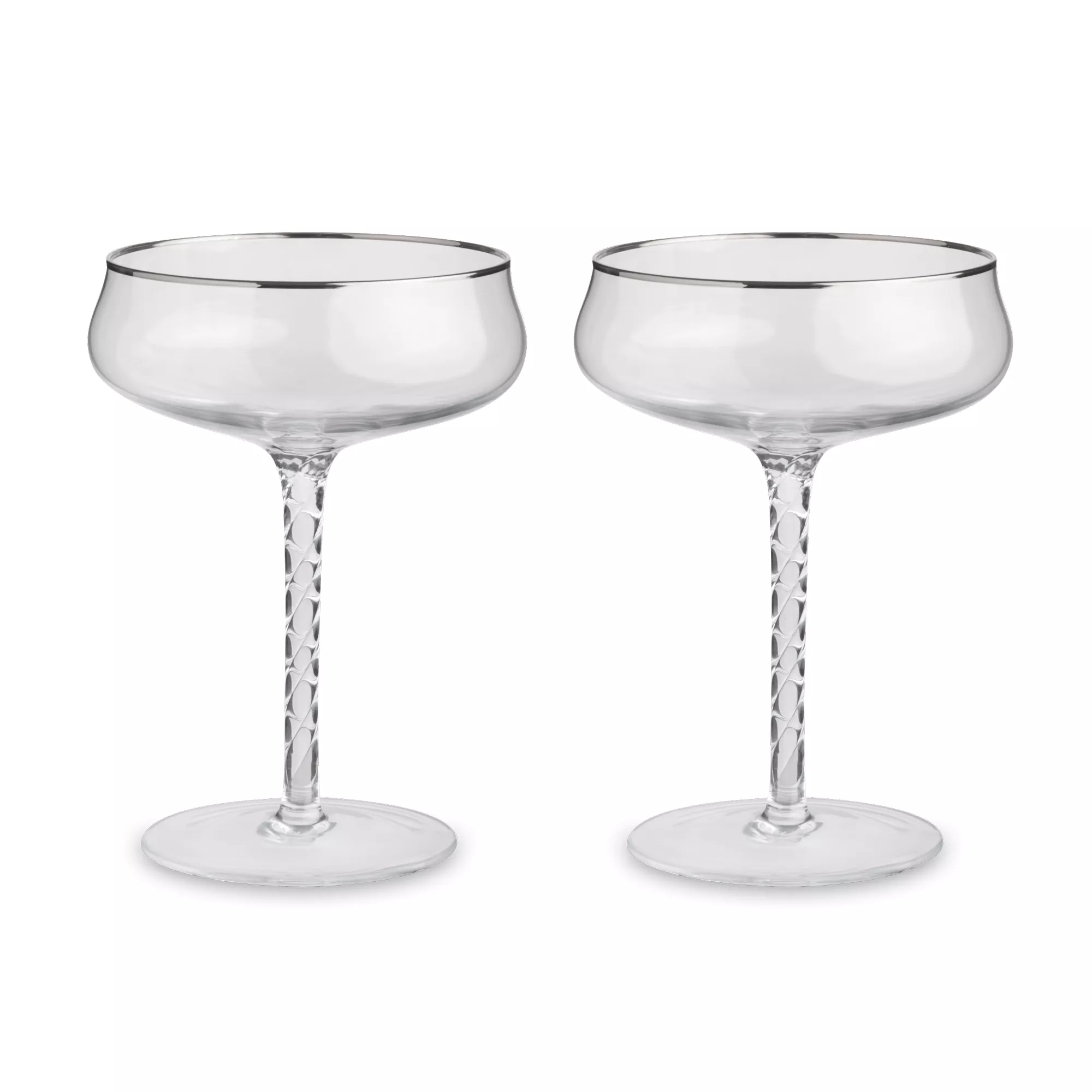 Набор бокалов-креманок для шампанского Anna Lafarg rhapsody 2 шт. 250 мл