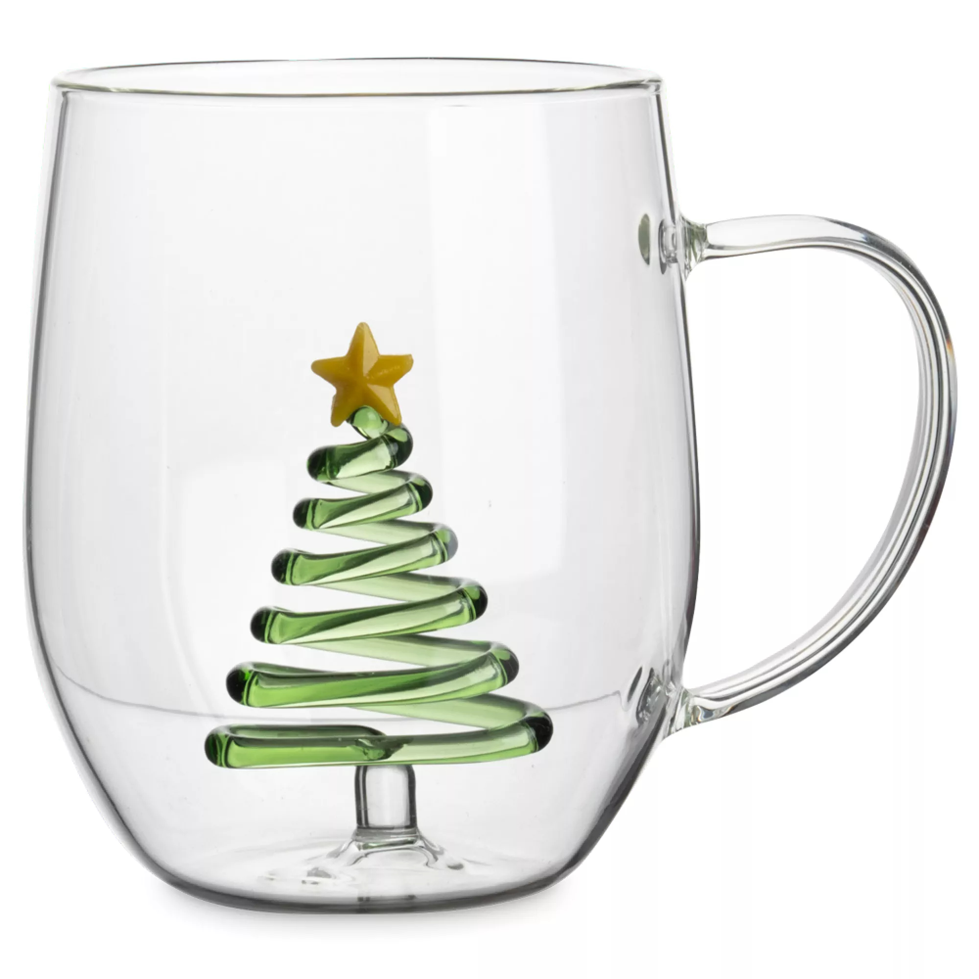 Кружка Anna Lafarg елка new year 540 мл стекло 829₽