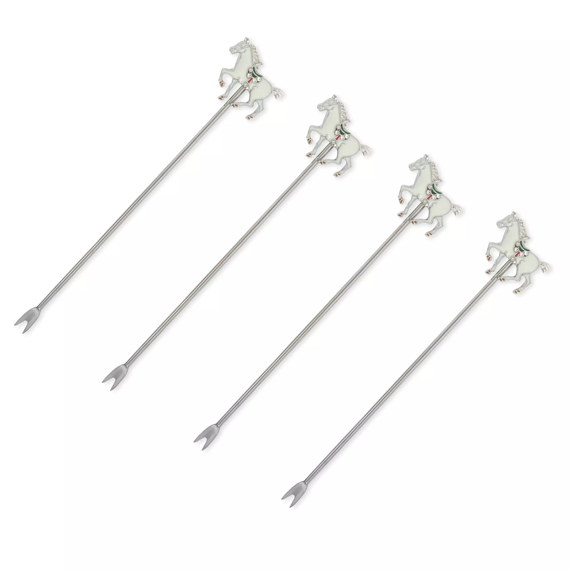 Набор Anna Lafarg лошадь шпажка для канапе 4 шт 12 см 829₽