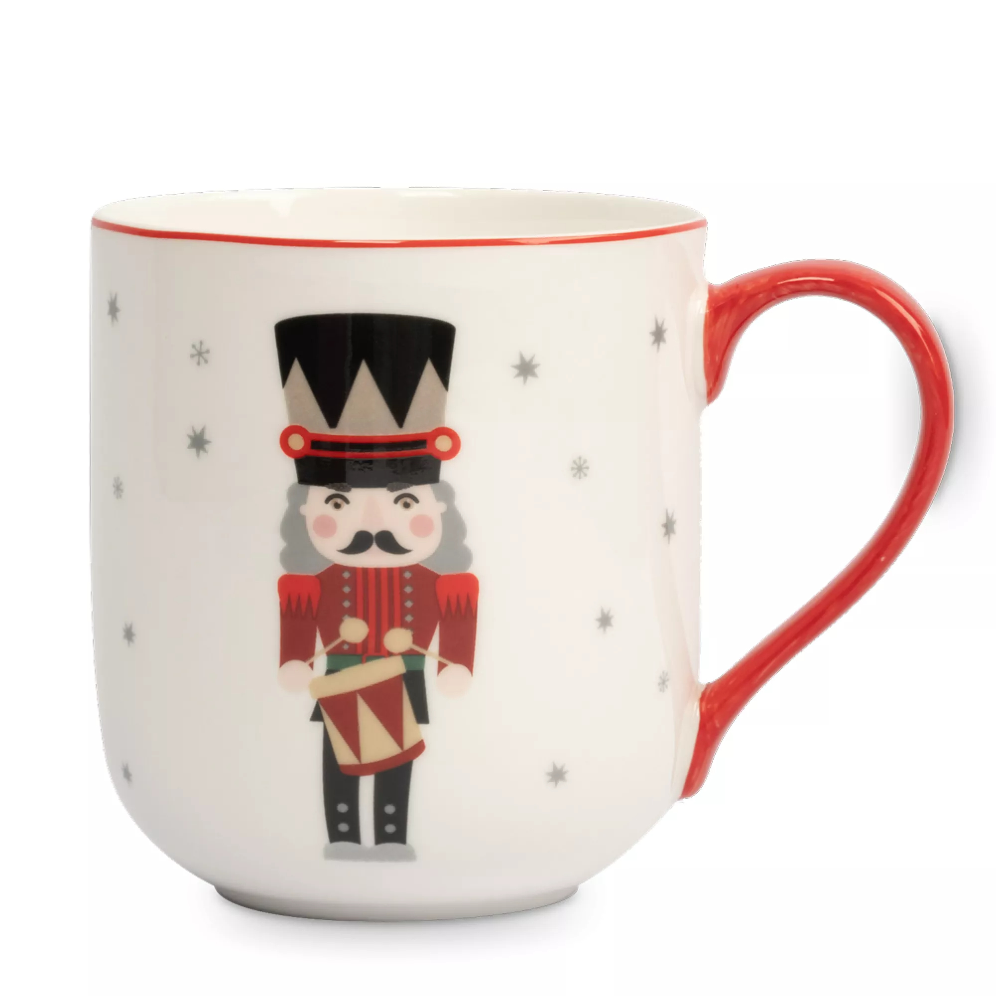 Кружка Anna Lafarg щелкунчик 450 мл бело-красная 1339₽