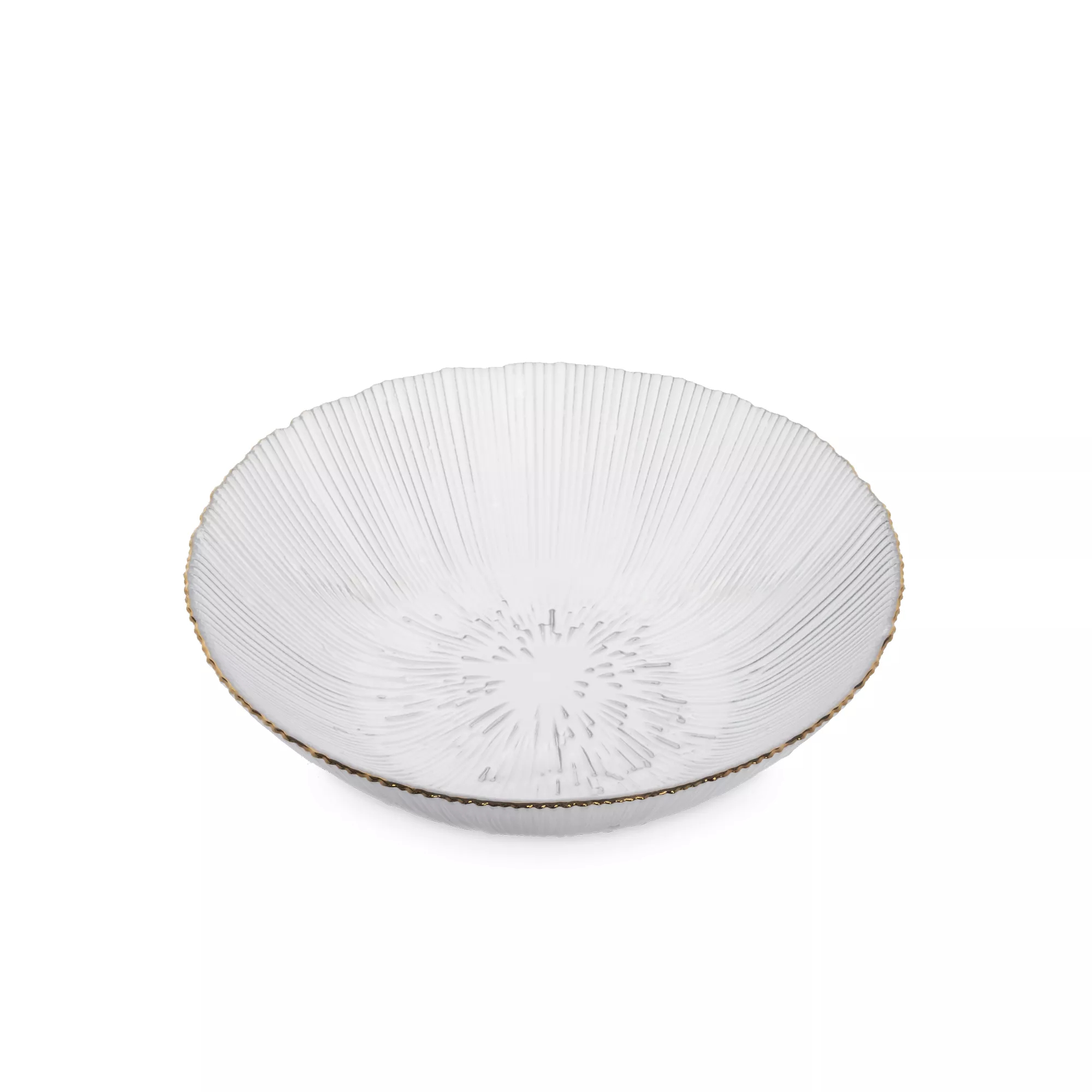 Блюдо глубокое Anna Lafarg 165x5 см золотистый кант 669₽