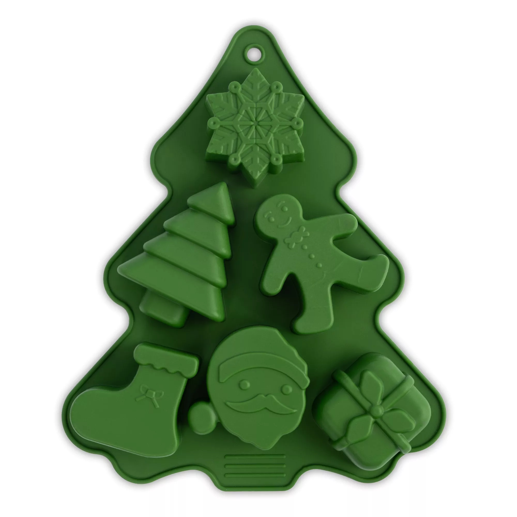 Форма для кексов Anna Lafarg зеленая елка 23х18х25 см 409₽