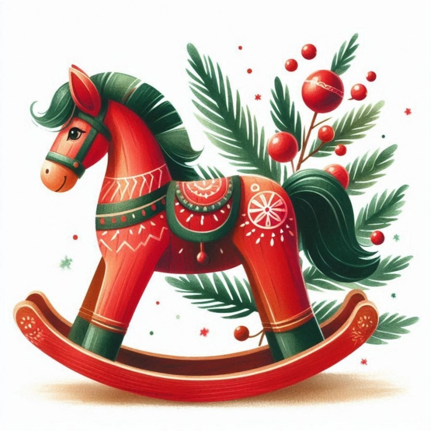 Салфетки Bulgaree green 3-х слойные 33х33 см символ года 2026 20 шт 109₽