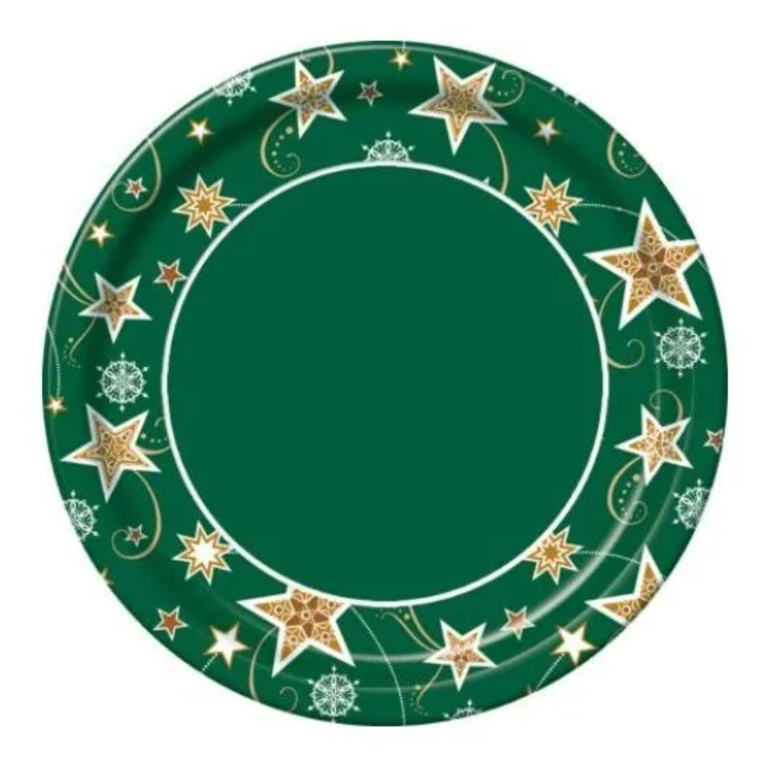 Тарелка Bulgaree green Звёзды на зелёном new 23 см 159₽