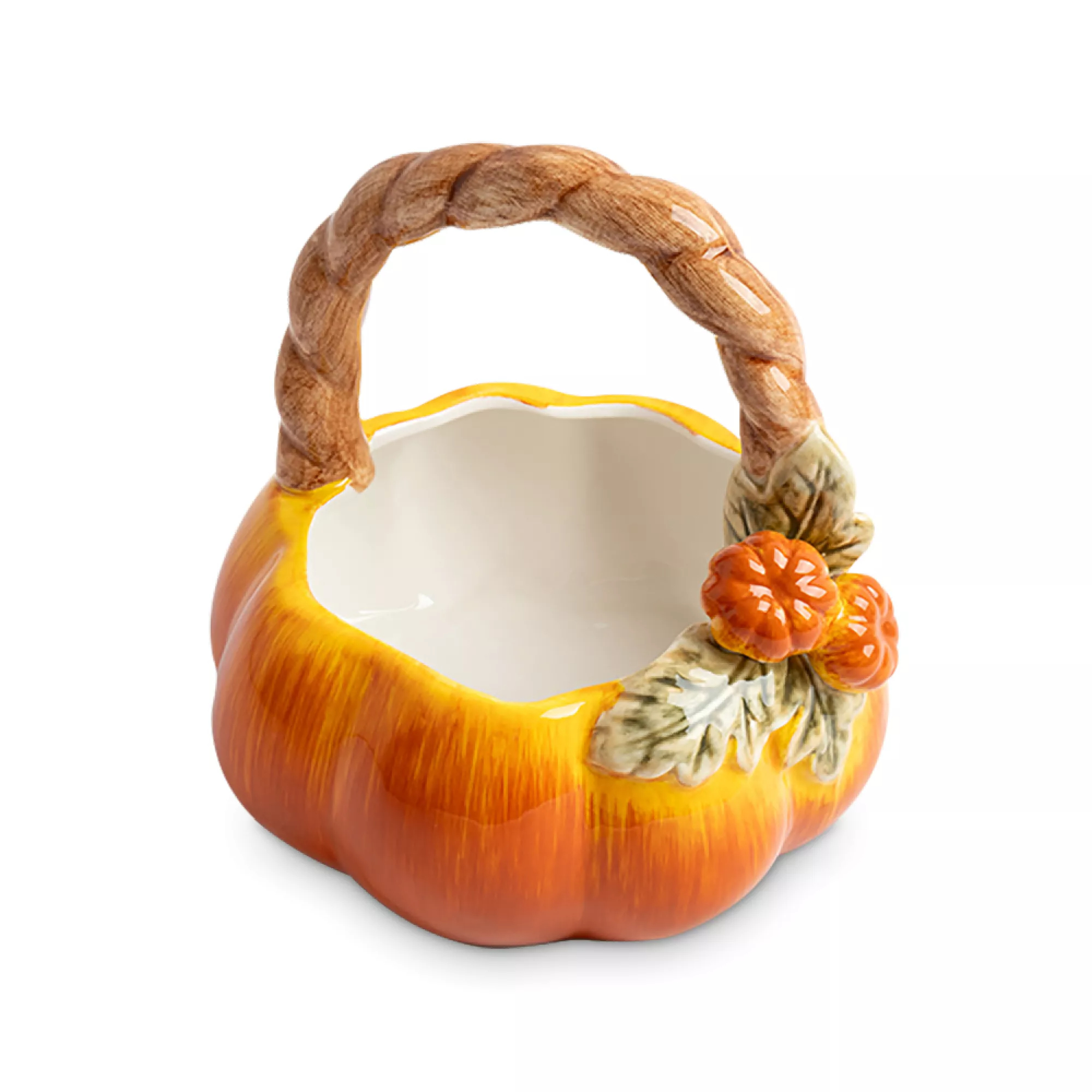 Конфетница с ручкой Anna Lafarg 21х19х21 см оранжевая 2599₽