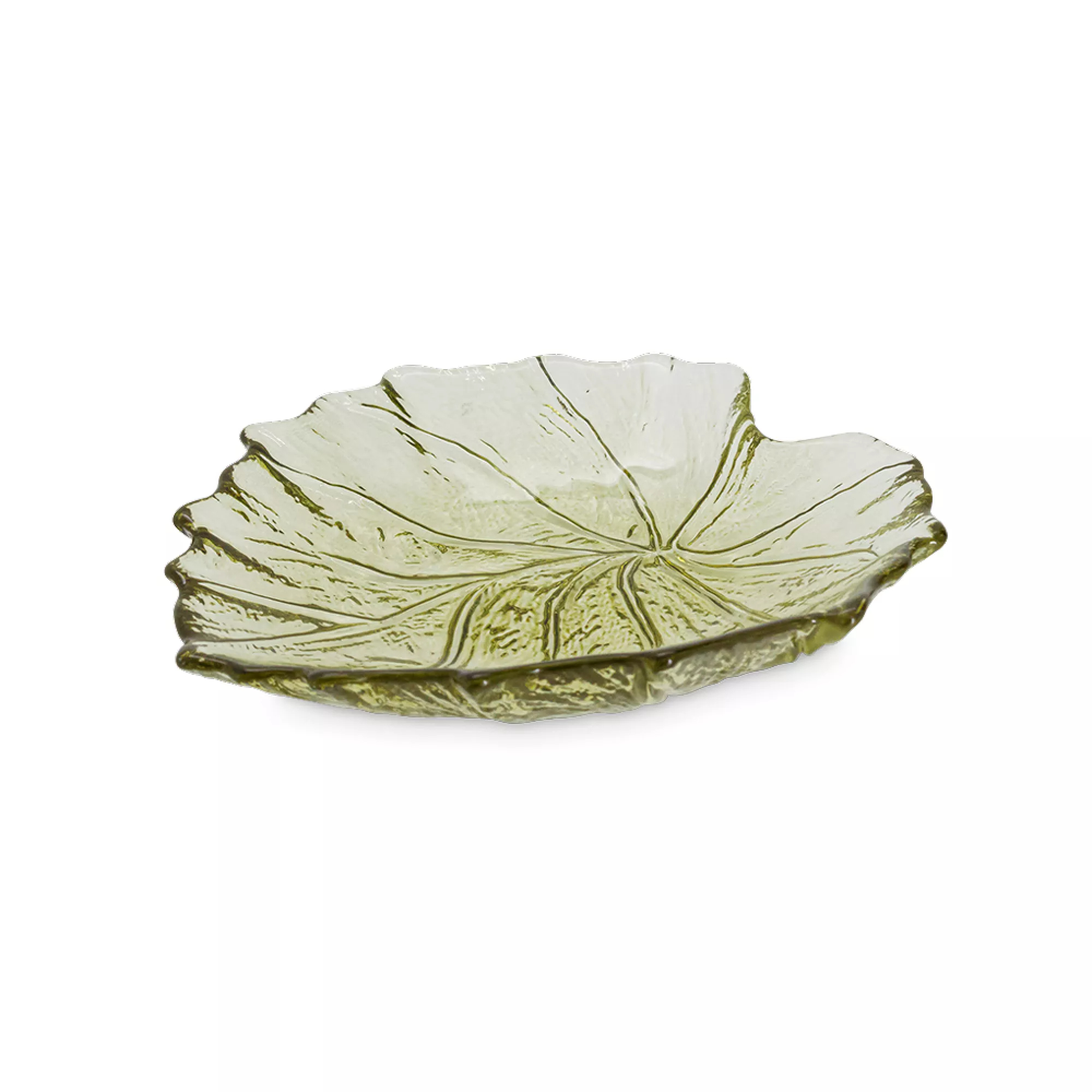 Блюдо Anna Lafarg зеленое лист 16х14 см 519₽