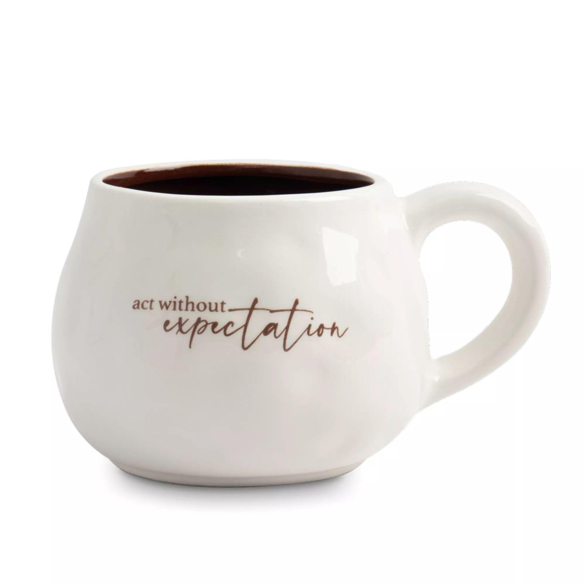 Кружка Anna Lafarg мятый эффект 460 мл бело-бордовая 999₽