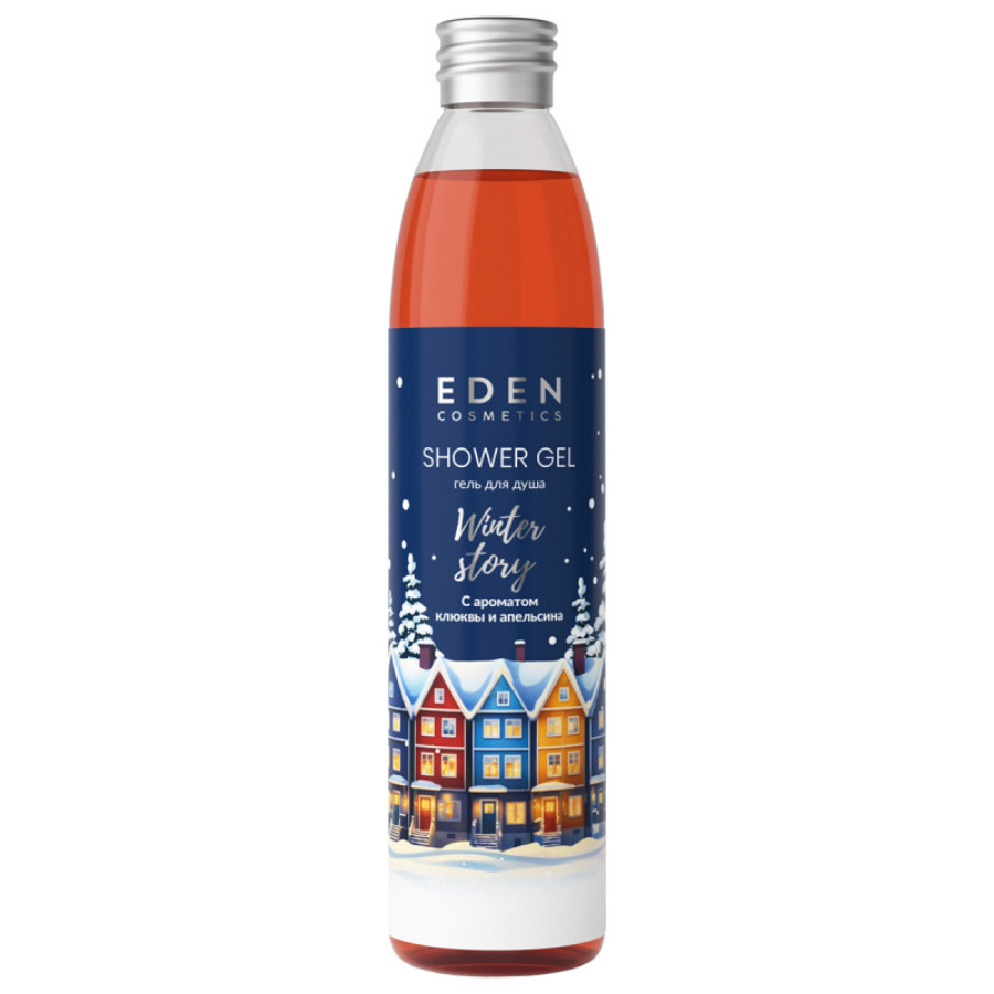 Гель для душа Eden winter story blue с ароматом клюквы и апельсина 320 мл 329₽