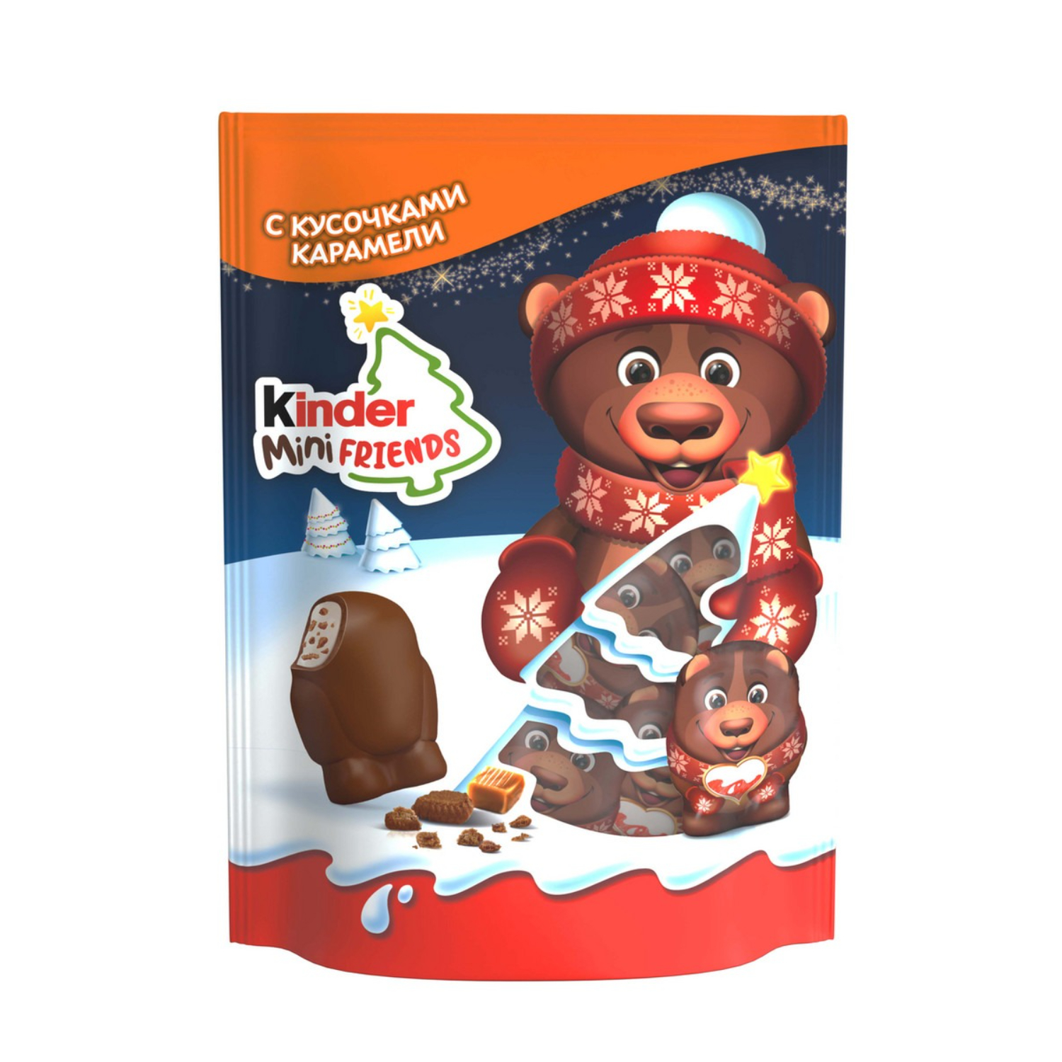 Конфеты Kinder mini friends карамель 122 г 539₽