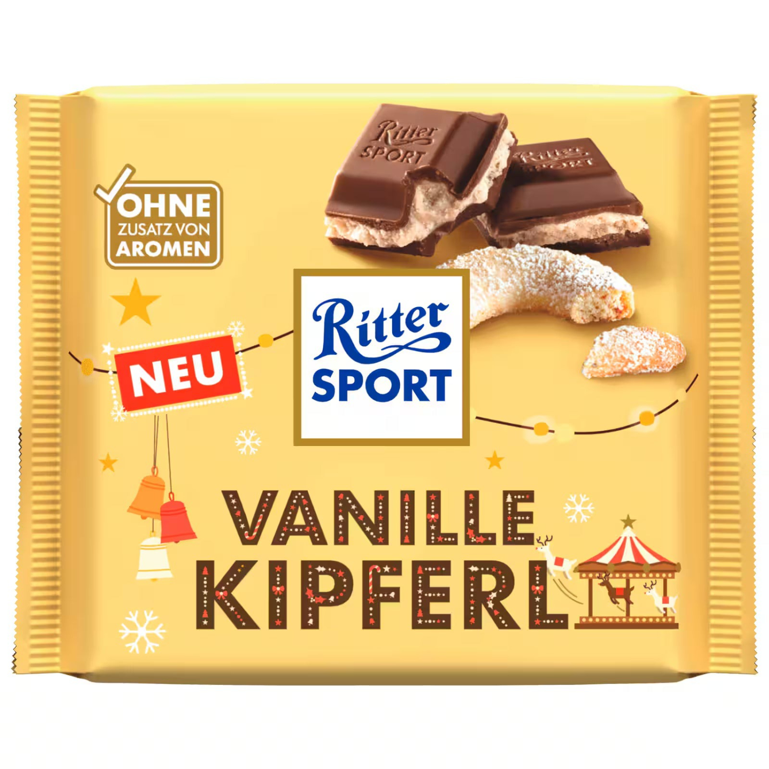 Шоколад молочный Ritter Sport ваниль 100 г 219₽
