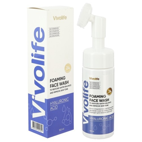 Пенка для умывания Vivolife с гиалуроновой кислотой 150 мл 779₽