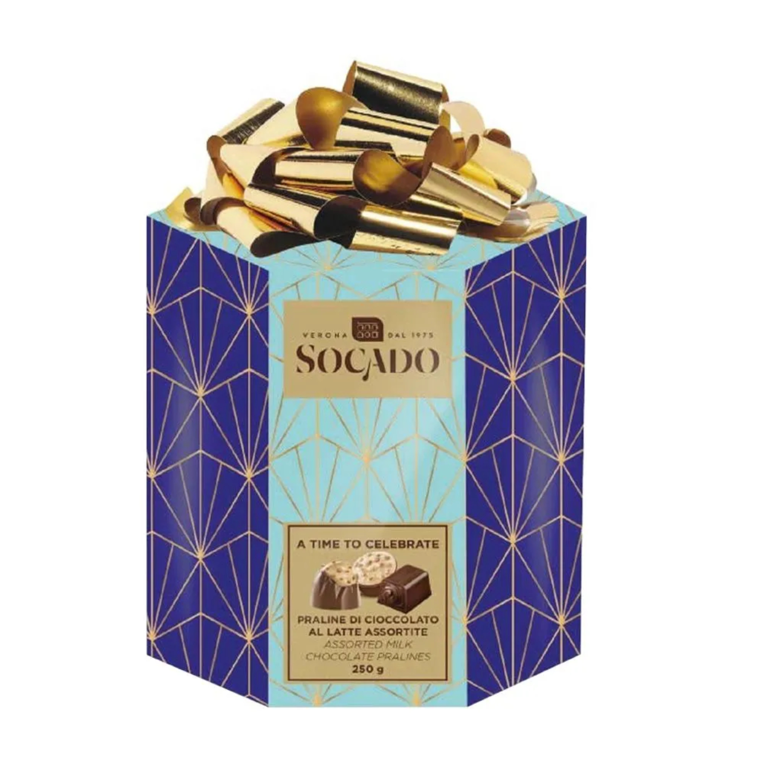Набор Socado шоколадных конфет пралине Art deco 250 г 990₽