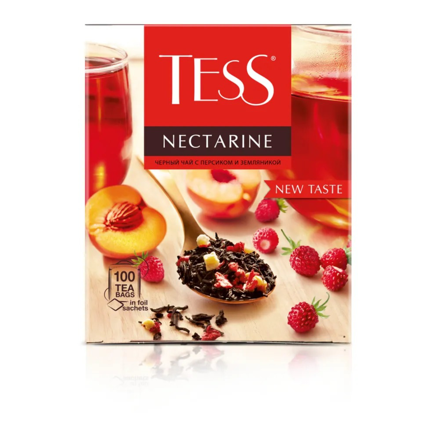 Чай чёрный Tess нектарин 15 г 100 пакетиков 269₽