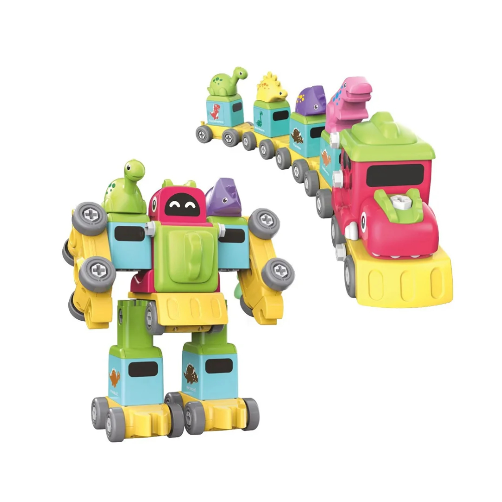 Конструктор Funky Toys Паровозик Дино 77 деталей 1499₽