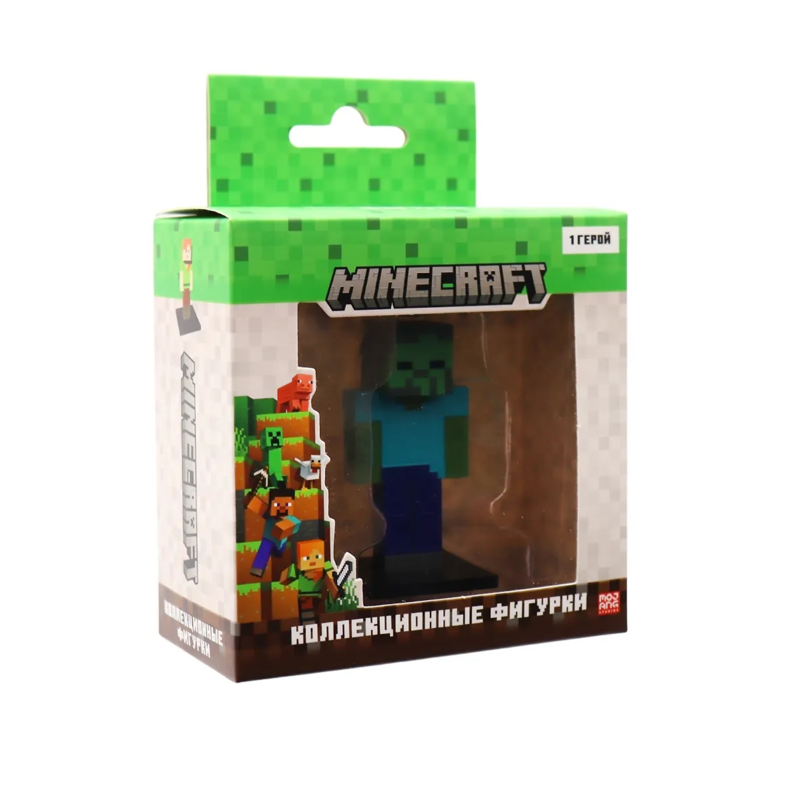 Коллекционный топпер Minecraft, Зомби, 1 шт. в коробке с окном, MC2012K