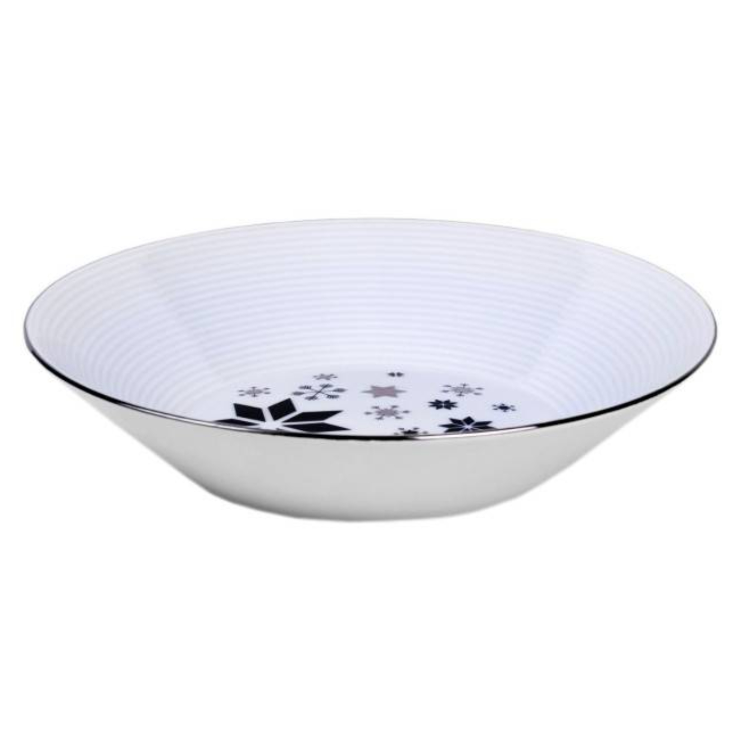 Тарелка глубокая Thun 1794 Lea новогодний синий, 22 см