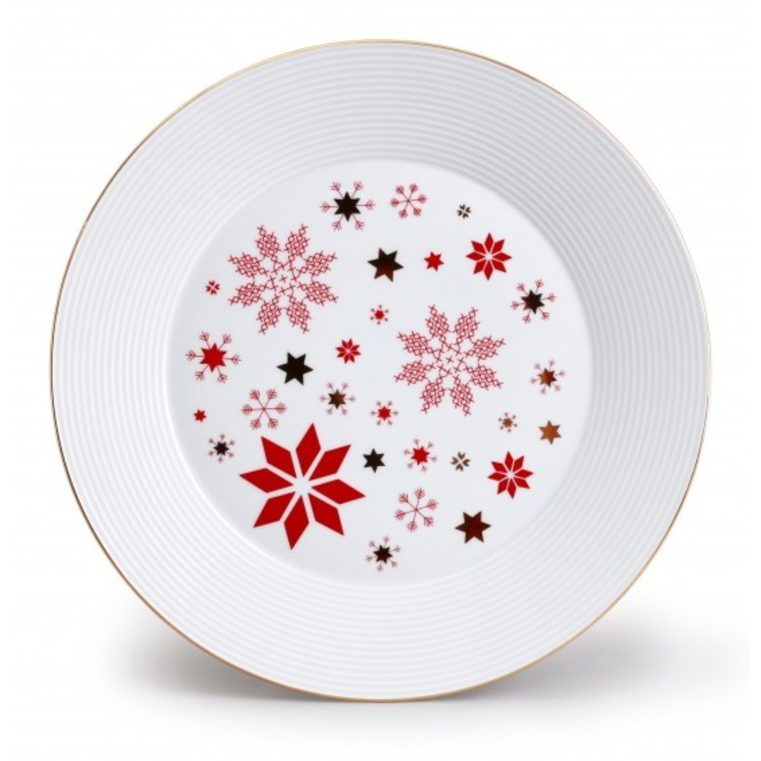 Тарелка десертная Thun 1794 Lea Новогодний красный 19 см 579₽