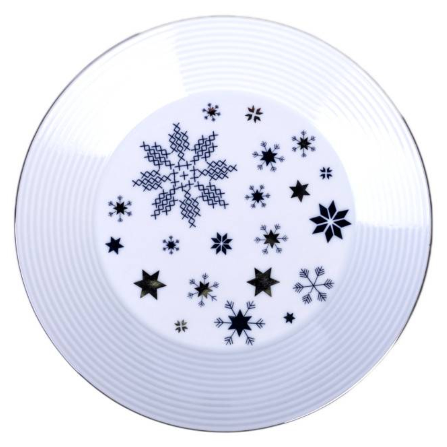 Тарелка десертная Thun 1794 Lea новогодний синий 19 см 579₽