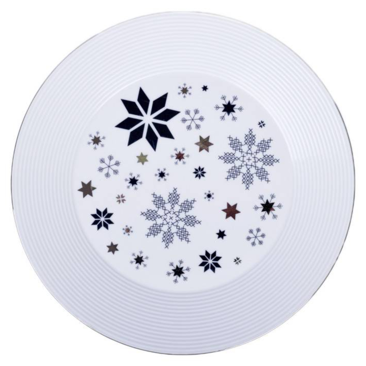 Тарелка Thun 1794 Lea новогодний синий 27 см 929₽