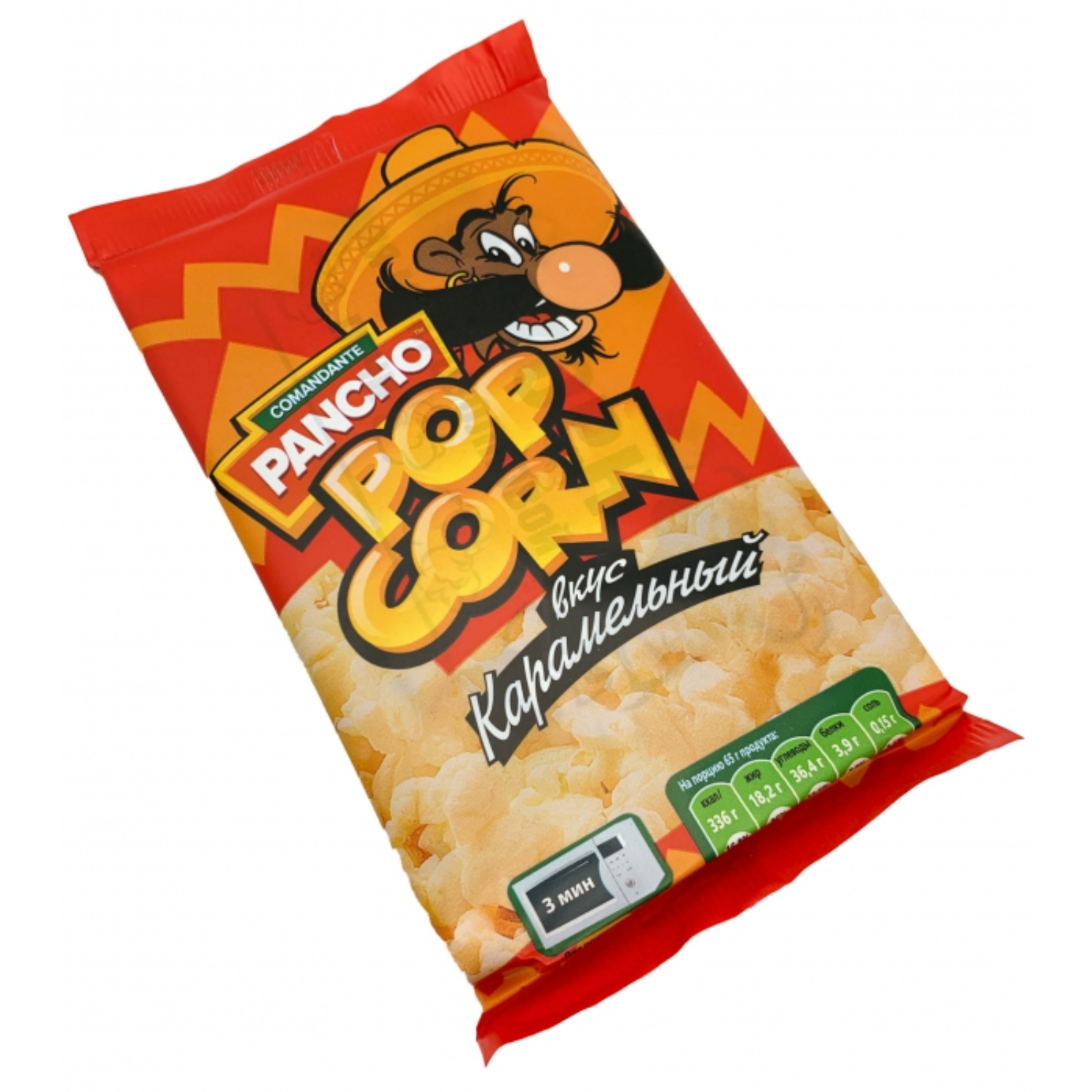 Попкорн Comandante Pancho для приготовления карамель 65 г